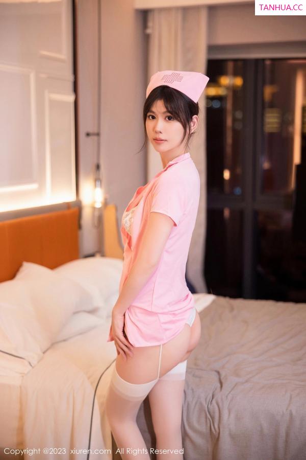 李雅柔  [XiuRen]高清写真图 2023.06.14 No.6910 李雅柔182CM 护士服美腿第21张图片
